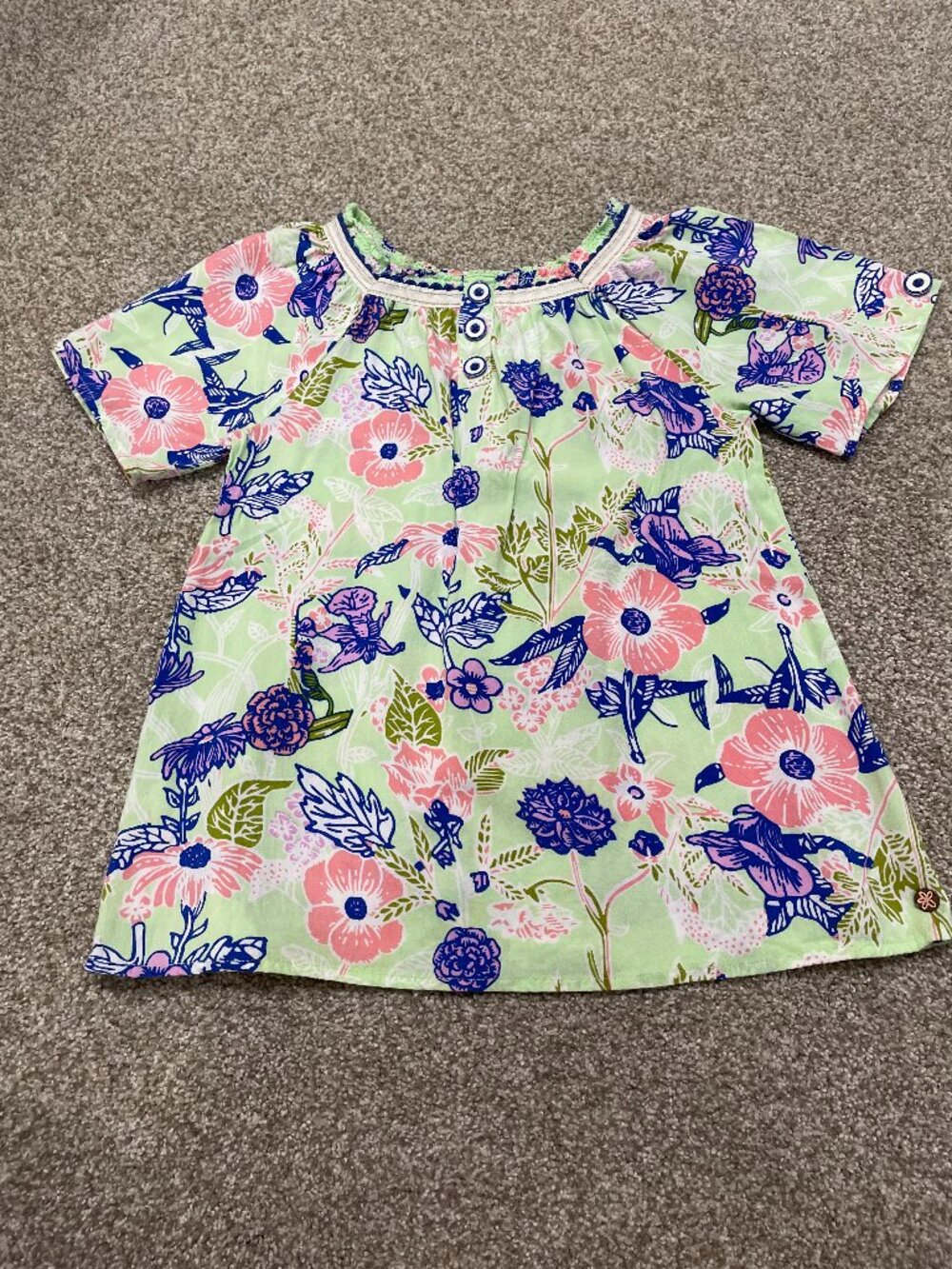 Matilda Jane Adventure Begins Rock Paper Scissors Top, Girls Size 12
